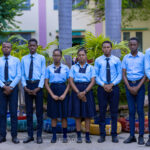 L'équipe genie du Lycée National Dutty Boukman. (Photo : Woodly Maxime Constant/ Radyokap)