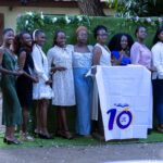 Les 10 femmes honorées par l'OEFE. ( Photo : Doudly Pierre / Radyokap)