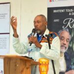 Photo prise lors du lancement du centenaire au musée de la monnaie à la BRH (Photo: Gerrard Maxineau)