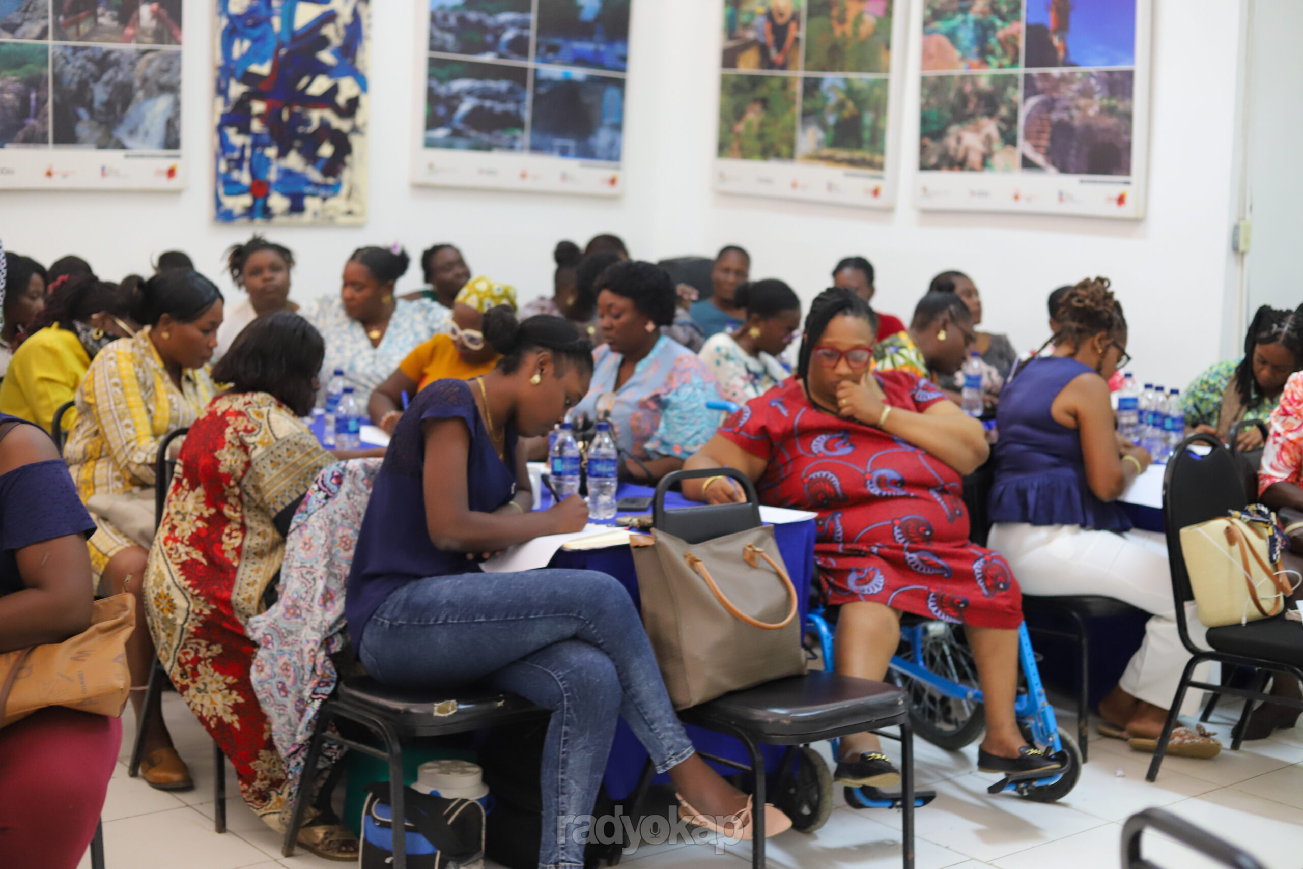 Les femmes beneficiaires du projet AGIR (Photo : Ketlain Difficile)