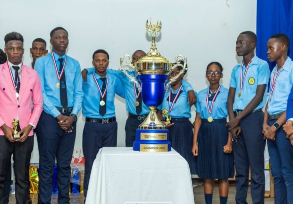 Le champion en titre de la 8ème édition de Precis Génie (Photo : Sage Service)